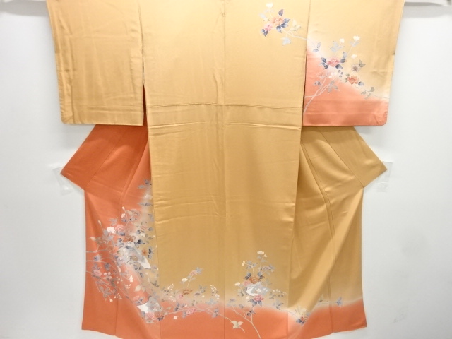 JAPANESE KIMONO / HOMONGI / CAMELLIA / ARTIST WORK